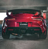 AlphaRex LUXX-Series Laser Style LED Tail Lights Black/Red For 2020-2026 Toyota Supra