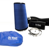 No Limit Fabrication Black Cold Air Intake with Oiled Filter and Blue Pre-Filter For 2004-2007 Ford 6.0L Powerstroke