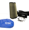 No Limit Fabrication Black Cold Air Intake with PG7 Filter and Blue Pre-Filter For 2003 Ford 6.0L Powerstroke