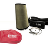 No Limit Fabrication Black Cold Air Intake with PG7 Filter and Red Pre-Filter For 2003 Ford 6.0L Powerstroke