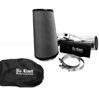 No Limit Fabrication Polished Cold Air Intake with Dry Filter and Black Pre-Filter For 2003 Ford 6.0L Powerstroke