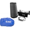 No Limit Fabrication Polished Cold Air Intake with Dry Filter and Blue Pre-Filter For 2003 Ford 6.0L Powerstroke