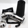 No Limit Fabrication Polished Cold Air Intake with Dry Filter and Blue Pre-Filter For 2003 Ford 6.0L Powerstroke