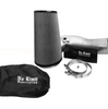 No Limit Fabrication Raw Cold Air Intake with Dry Filter and Black Pre-Filter For 2003 Ford 6.0L Powerstroke