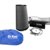 No Limit Fabrication Raw Cold Air Intake with Dry Filter and Blue Pre-Filter For 2003 Ford 6.0L Powerstroke