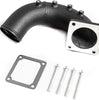 Rudy's 3" High Flow Textured Black Intake Elbow Tube For 98.5-02 5.9 Cummins