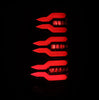 AlphaRex LUXX-Series LED Tail Lights Alpha Black For 1999-2006 Chevy Silverado 1500 2500HD 3500HD / GMC Sierra 1500 2500HD 3500HD