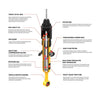 ARB Old Man Emu Front/Rear Shocks & Springs For 98-07 Toyota Land Cruiser 4.7L