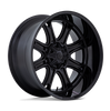 (4) 20x10 Fuel Darkstar Black Wheels 8X170 -18MM Offset For 1999-2027 Ford F-250/F-350 SRW