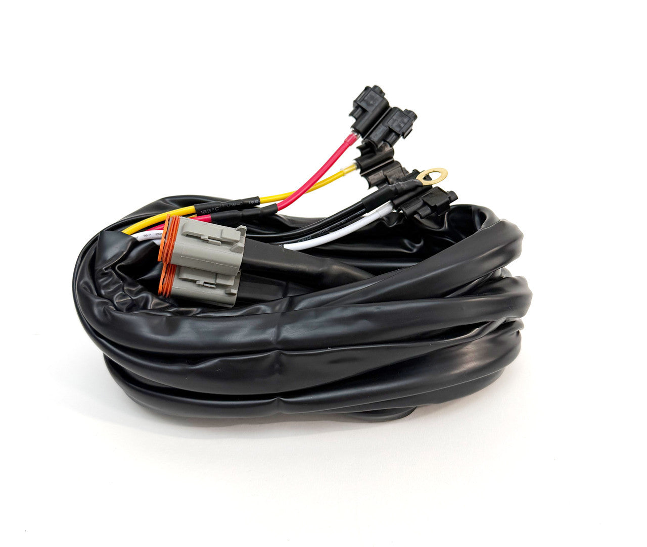 Baja Designs Squadron 2.0 Dual 4-Pin Deutsch Upfitter Wiring Harness w/ Backlight - Universal