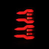 AlphaRex LUXX-Series LED Tail Lights Alpha Black W/ Activation Light & Sequential Signal For 2009-2018 Dodge Ram 1500 2500 3500