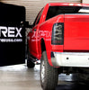 AlphaRex LUXX-Series LED Tail Lights Black w/ Activation Light & Sequential Signal For 2009-2018 Dodge Ram 1500 2500 3500 / 2019-2024 Ram 1500 Classic