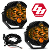 Baja Designs 6 Inch LP6 Pro LED Factory Amber Spot Lights Kit w/ Upfitter Harness