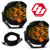 Baja Designs 6 Inch LP6 Pro LED Factory Amber Spot Lights Kit w/ Harness Universal