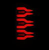 AlphaRex LUXX LED Tail Lights Black w/ Sequential Signal For 2002-2006 Dodge Ram 1500 / 2003-2006 Ram 2500 3500