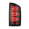 AlphaRex LUXX-Series LED Tail Lights Alpha Black W/ Activation Light & Sequential Signal For 2007-2008 Dodge Ram 1500 / 2007-2009 Dodge Ram 2500 3500