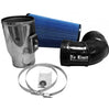 No Limit Fabrication Polished Cold Air Intake with Oiled Filter and Blue Pre-Filter For 2008–2010 Ford 6.4L Powerstroke