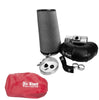 No Limit Fabrication Raw Cold Air Intake with Dry Filter and Red Pre-Filter For 2008-2010 Ford 6.4L Powerstroke