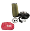 No Limit Raw Air Intake with Pro Guard 7 Filter and Red Pre-Filter For 2008–2010 Ford 6.4L Powerstroke