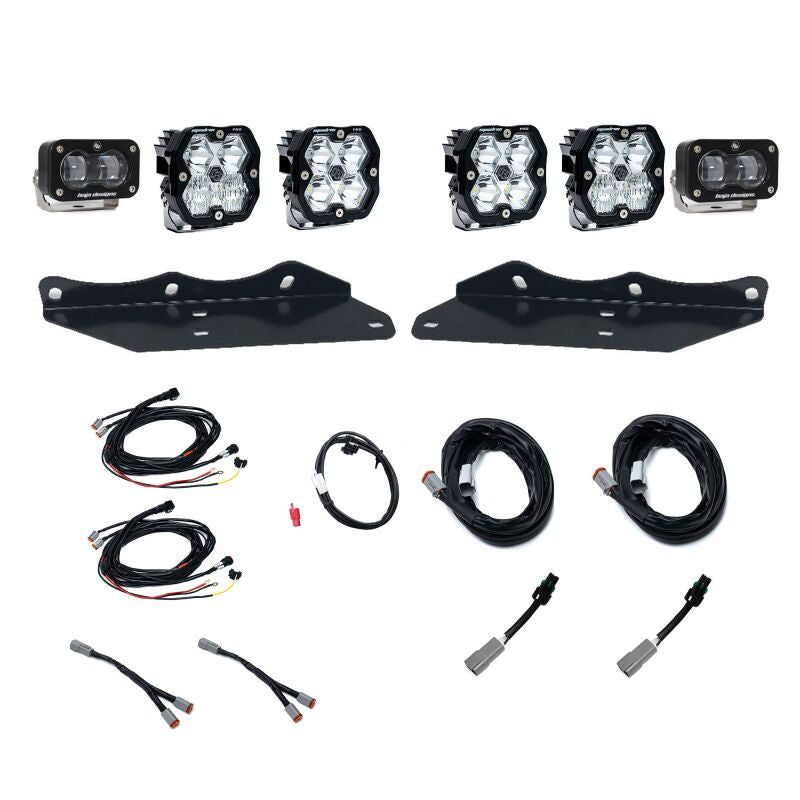 Baja Designs Squadron 2.0 Pro SAE/S2 SAE Clear Fog Pocket Light Kit For 2017-2020 Ford F-150 Raptor