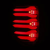 AlphaRex LUXX-Series LED Tail Lights Black For 2009-2014 Ford F-150 with Styleside bed only