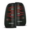 AlphaRex LUXX-Series LED Tail Lights Black/Red For 2008-2016 F-250 / F-350 / F-450 / F-550 Super Duty