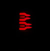 AlphaRex LUXX-Series LED Tail Lights Black/Red For 2008-2016 F-250 / F-350 / F-450 / F-550 Super Duty