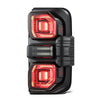 AlphaRex NOVA-Series Prismatic LED Tail Lights Alpha Black w/ Sequential Signal For 2021-2026 Ford Bronco Halogen Models