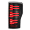 AlphaRex LUXX-Series LED Tail Lights Alpha Black W/ Activation Light & Sequential Signal For 2017-2019 Ford F250 F350 Super Duty
