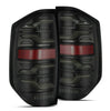AlphaRex LUXX-Series LED Tail Lights Alpha Black w/ Activation Light & Sequential Signal For 2014-2021 Toyota Tundra
