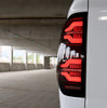 AlphaRex LUXX-Series LED Tail Lights Alpha Black w/ Activation Light & Sequential Signal For 2014-2021 Toyota Tundra
