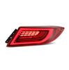 AlphaRex LUXX-Series LED Tail Lights Vivid Red For 2021-2026 Toyota GR86 & Subaru BRZ