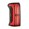 AlphaRex NOVA-Series Prismatic LED Tail Lights Alpha Black For 2024-2026 Toyota Tacoma