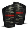 AlphaRex LUXX-Series LED Tail Lights Alpha Black For 2016-2023 Toyota Tacoma