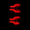 AlphaRex LUXX-Series LED Tail Lights Alpha Black For 2016-2023 Toyota Tacoma