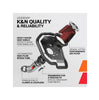 K&N Typhoon Silver Short Ram Intake Kit For 10-17 Toyota Camry/Lexus ES350 3.5L