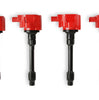 MSD Blaster Series Red Ignition Coils For Honda 2.0L/2.0L Turbo/1.5L 4-Cylinder