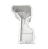 PPE Raw Aluminum Oil Pan & Rear Differential Cover For 2017-2019 GM 6.6L Duramax