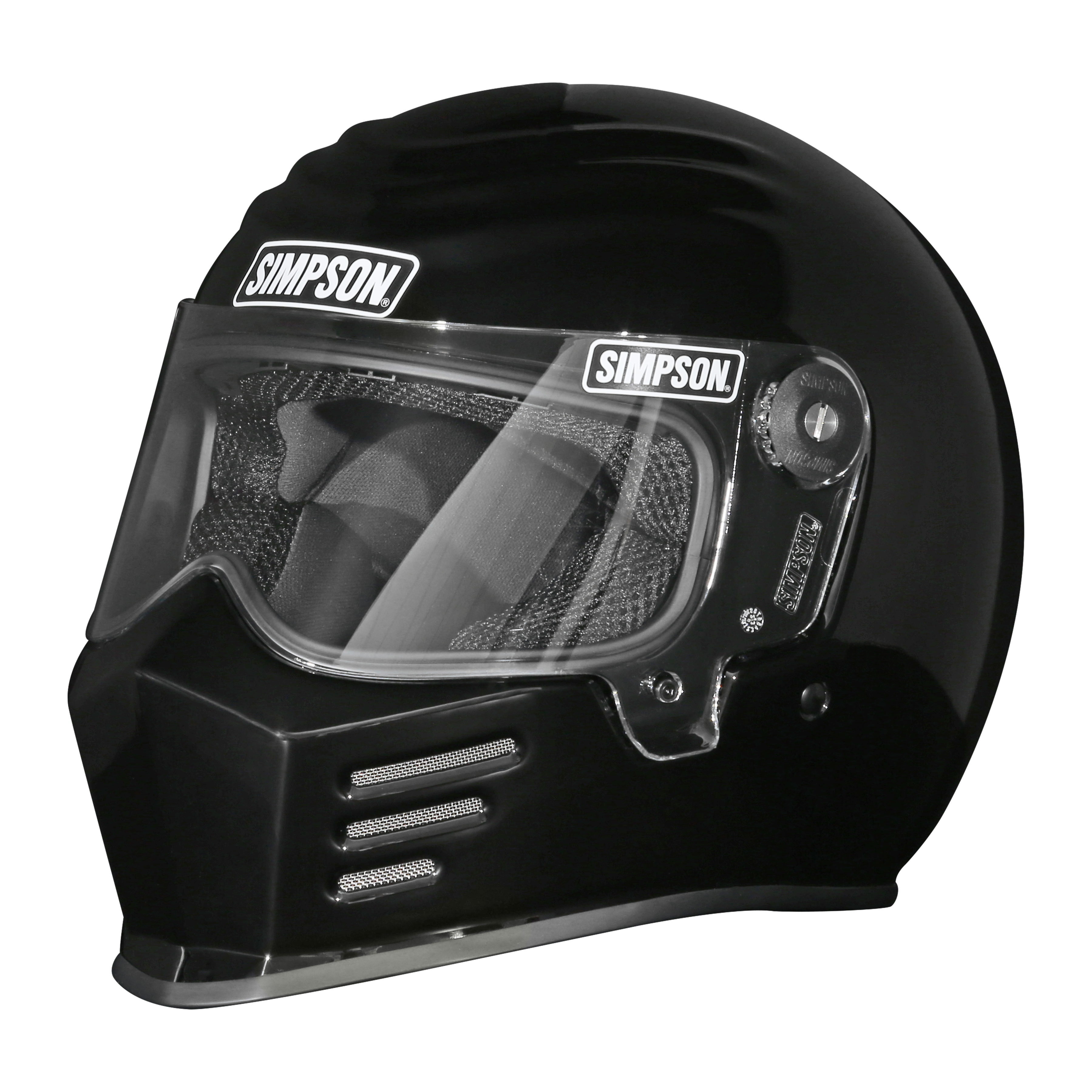 Simpson Motorcycle Outlaw Bandit 3.0 Helmet - Black - X-Large - DOT