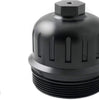 Rudy's Black Billet Fuel Filter Housing Cap For 2017-2019 Chevy/GMC 6.6L L5P Duramax