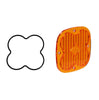 Baja Designs Squadron Light Pod Lens Kit - Wide Cornering - Factory Amber - Universal