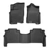 Husky Liners Weatherbeater - Front & 2nd Seat Floor Liners 2017-2023 Nissan TITAN Crew Cab Pickup 93561