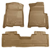 Husky Liners Weatherbeater - Front & 2nd Seat Floor Liners (Footwell Coverage) 2009-2014 Ford F-150 SuperCab Pickup 98343