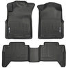 Husky Liners Weatherbeater - Front & 2nd Seat Floor Liners (Footwell Coverage) 2005-2015 Toyota Tacoma Double Cab Pickup 98951