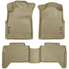 Husky Liners Weatherbeater - Front & 2nd Seat Floor Liners (Footwell Coverage) 2005-2015 Toyota Tacoma Double Cab Pickup 98953