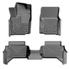 Husky Liners Weatherbeater - Front & 2nd Seat Floor Liners 2024-2026 Toyota Tacoma FULL HYBRID EV-GAS (FHEV) Double Cab Pickup 99281