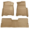 Husky Liners Weatherbeater - Front & 2nd Seat Floor Liners (Footwell Coverage) 2009-2014 Ford F-150 SuperCrew Cab Pickup 98333