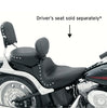Mustang Sport Touring Passenger Seat For 06-17 Harley-Davidson Softail Wide Tire
