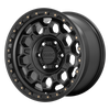 (4) 17x9 KMC KM545 Trek Satin Black Wheels 6X135 +0MM For 2004-2026 Ford F-150