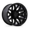 (4) 20x9 Fuel Flux Blackout Wheels 8X170 +1MM Offset For 1999-2027 Ford F-250/F-350 SRW